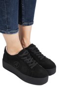 PANTOFI SPORT NEGRI PIELE NATURALA INTOARSA FSP002470