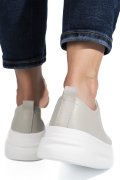 PANTOFI SPORT GRI PIELE NATURALA ASPW202326