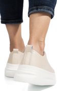 PANTOFI SPORT BEJ PIELE NATURALA ASPW202326