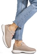 PANTOFI SPORT TAUPE PIELE NATURALA 5PC05E