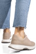 PANTOFI SPORT TAUPE PIELE NATURALA 5PC05E