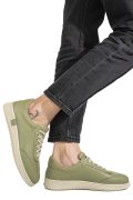 PANTOFI SPORT VERZI PIELE NATURALA 8PC10Z