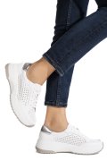 PANTOFI SPORT ALBI PIELE NATURALA TSP2820