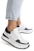 PANTOFI SPORT NEGRI PIELE NATURALA HSP18