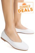 BALERINI ALBASTRI PIELE NATURALA ASPN9178