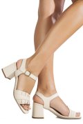 SANDALE BEJ PIELE NATURALA 8455567