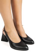 PANTOFI NEGRI PIELE NATURALA 5S77072