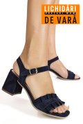 SANDALE BLEUMARIN PIELE NATURALA INTOARSA 8455567
