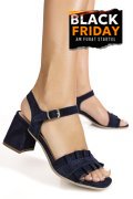 SANDALE BLEUMARIN PIELE NATURALA INTOARSA 8455567
