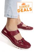 ESPADRILE ROSII PIELE NATURALA 5SP131