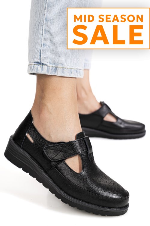 Pantofi negri piele naturala zbsp8-4