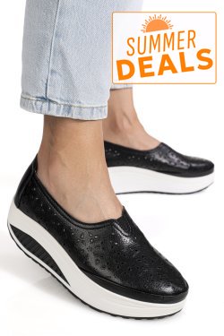 PANTOFI NEGRI PIELE NATURALA ZSPB7-1