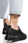 MOCASINI NEGRI PIELE NATURALA ZSPB161