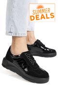 PANTOFI SPORT NEGRI PIELE NATURALA FSP002538