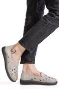 MOCASINI GRI PIELE NATURALA 2SP070