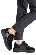 PANTOFI SPORT NEGRI PIELE NATURALA FSP002538