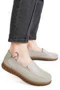 MOCASINI GRI PIELE NATURALA 7SP2003