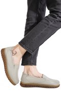 MOCASINI GRI PIELE NATURALA 7SP2003