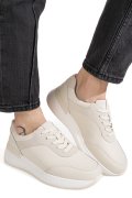 PANTOFI SPORT BEJ PIELE NATURALA FSP001-948