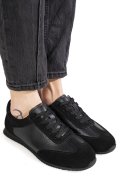 PANTOFI SPORT NEGRI PIELE NATURALA TSP-8082
