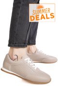 PANTOFI SPORT ROZ PIELE NATURALA TSP-8082