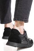 PANTOFI SPORT NEGRI PIELE NATURALA FSP002-537