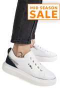 PANTOFI ALB ALBASTRU PIELE NATURALA ES7794