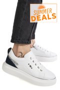 PANTOFI ALB ALBASTRU PIELE NATURALA ES7794