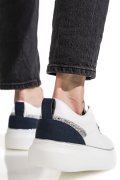 PANTOFI ALB ALBASTRU PIELE NATURALA ES7794