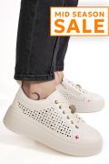 PANTOFI SPORT BEJ PIELE NATURALA ES7781