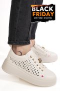 PANTOFI SPORT BEJ PIELE NATURALA ES7781