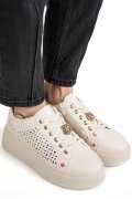 PANTOFI SPORT BEJ PIELE NATURALA ES7781