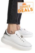 PANTOFI ALBI PIELE NATURALA ES7790