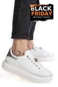 PANTOFI ALBI PIELE NATURALA ES7790