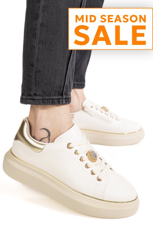 Pantofi bej piele naturala es7790