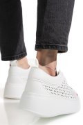 PANTOFI SPORT ALBI PIELE NATURALA ES7781