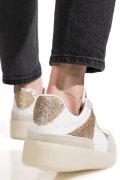 FORNARINA, PANTOFI SPORT BEJ PIELE NATURALA ANNA-GLAM