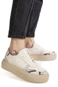 PANTOFI SPORT BEJ SNK PIELE NATURALA 3S77026