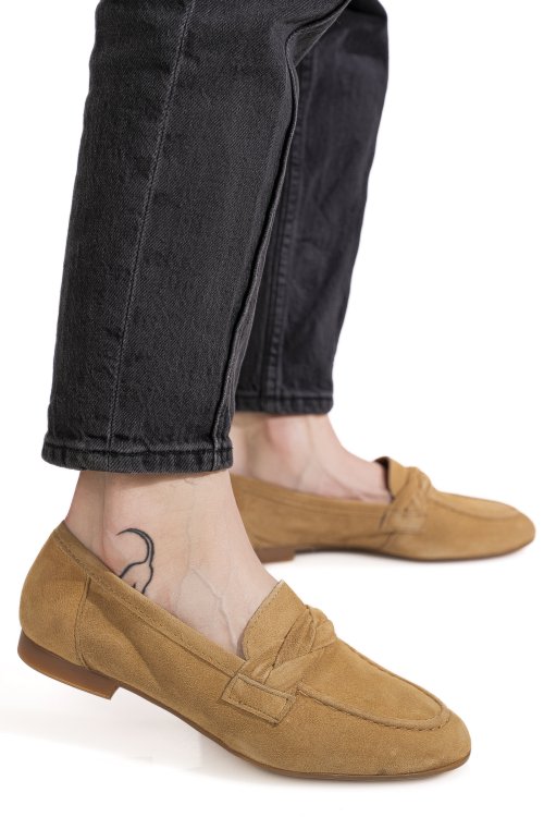 Mocasini camel piele naturala intoarsa us77b325107