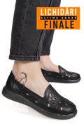 MOCASINI NEGRI PIELE NATURALA 2SP070