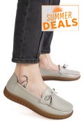 MOCASINI GRI PIELE NATURALA 7SP2023
