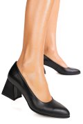 PANTOFI NEGRI PIELE NATURALA 5S77006