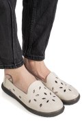 MOCASINI BEJ PIELE NATURALA 2SP070