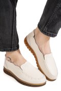 MOCASINI BEJ PIELE NATURALA 7SP2003