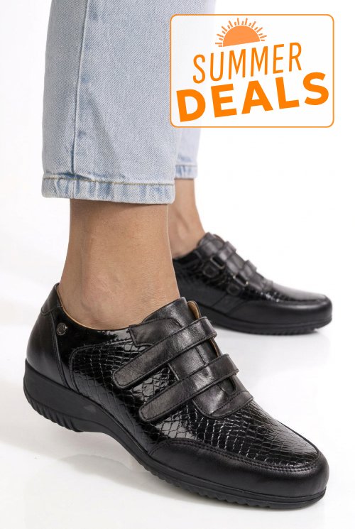 Pantofi negri piele naturala 2sp3321