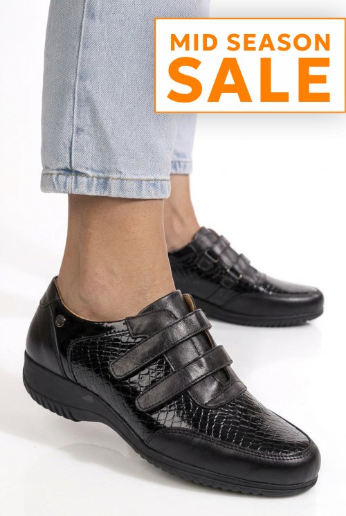Pantofi negri piele naturala 2sp3321