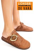 PAPUCI MARO INCHIS PIELE NATURALA TS77IM-A4112