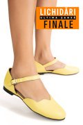 BALERINI GALBENI PIELE NATURALA 3S7719