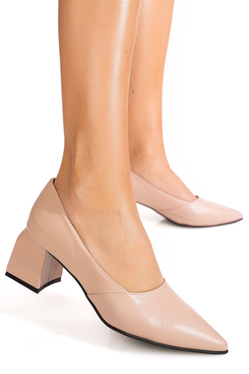Pantofi roz piele naturala 5s77460b