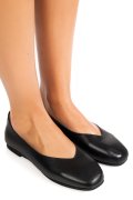 BALERINI NEGRI PIELE NATURALA ASPN9178